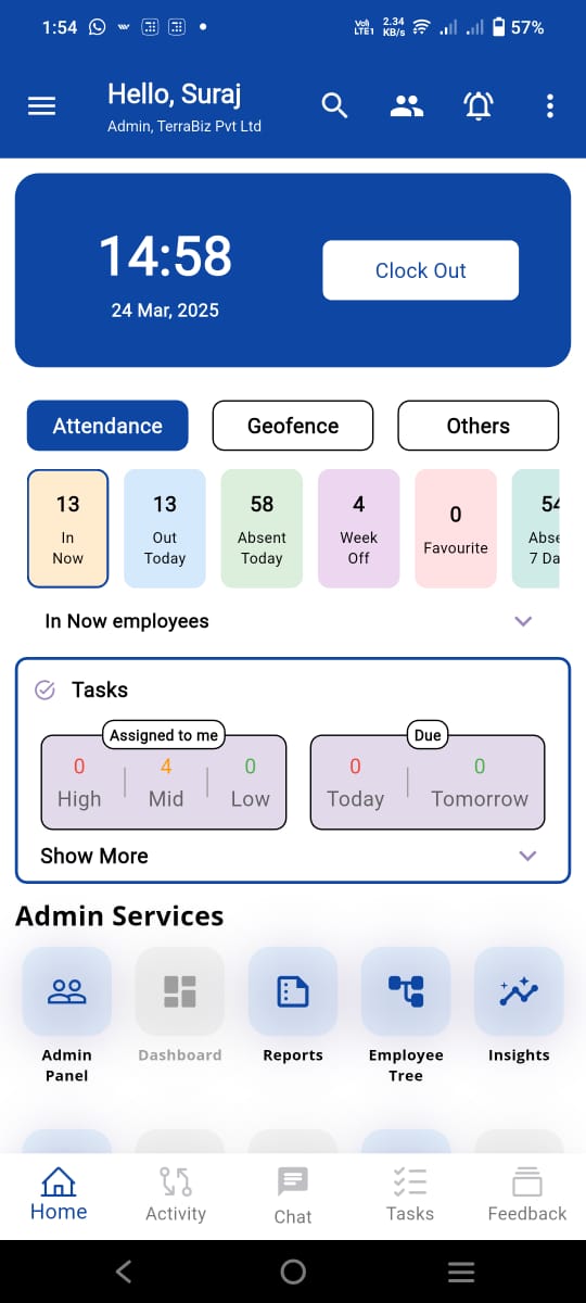 Admin Dashboard